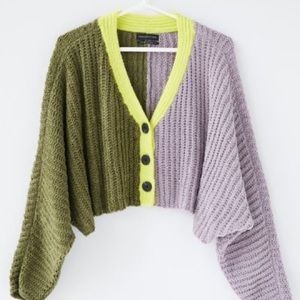 UO Ashlyn Batwing Cropped Cardigan